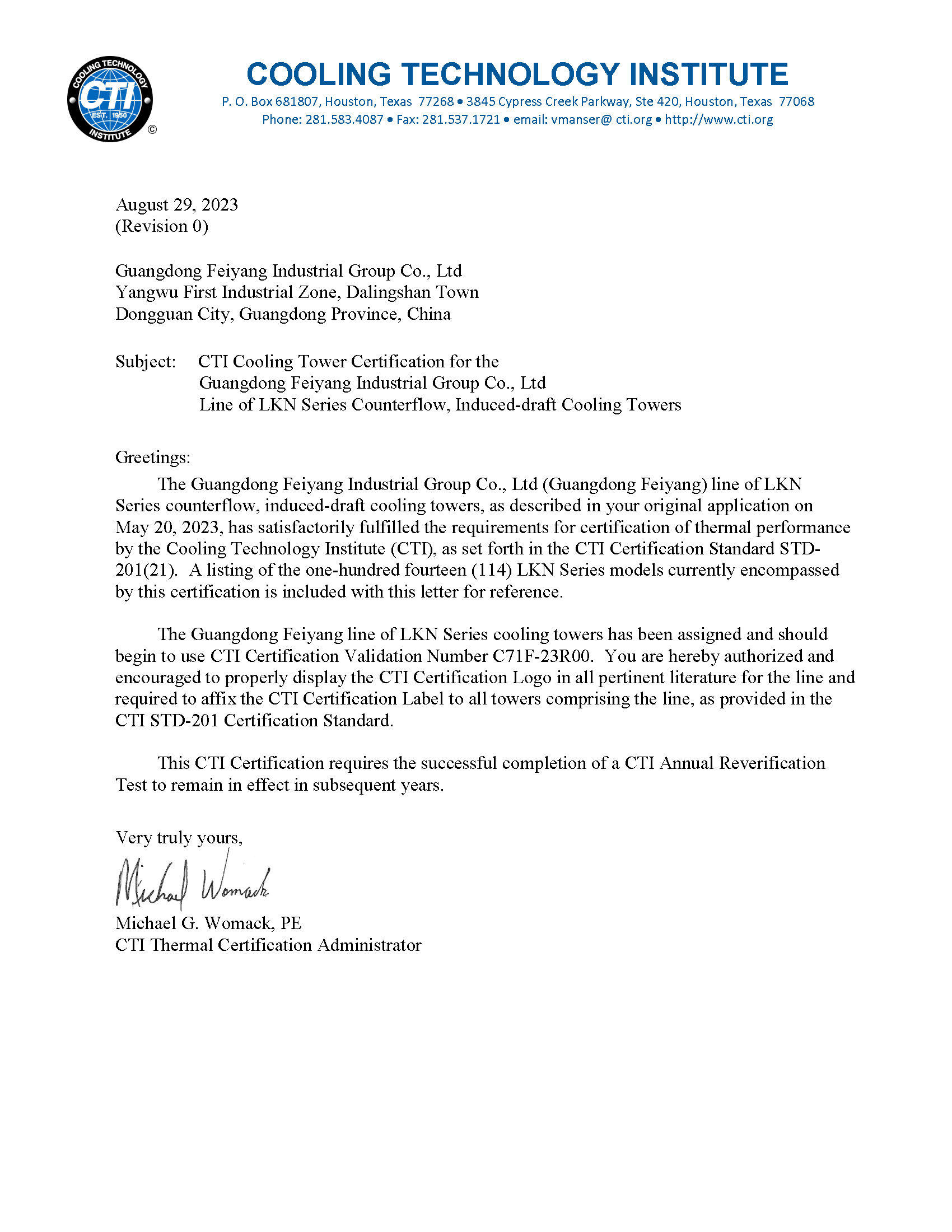 美國CTI-LKN Series