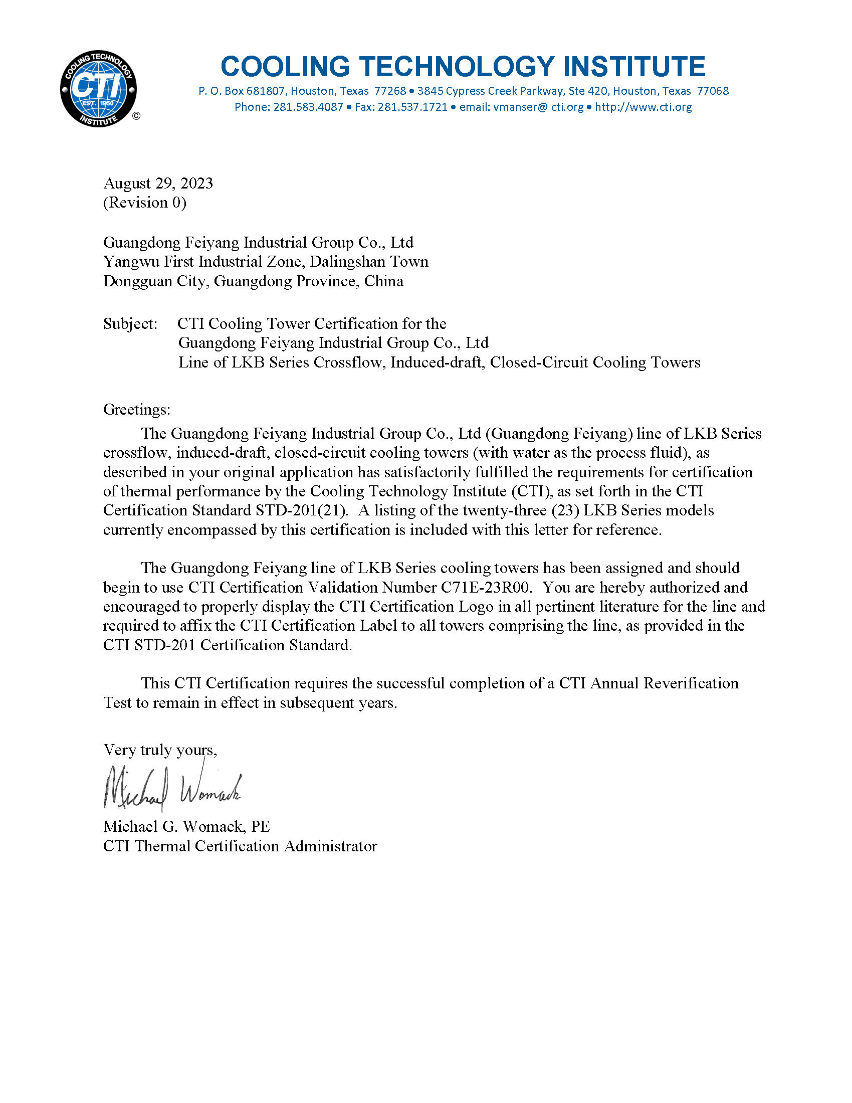 美國CTI-LKB Series